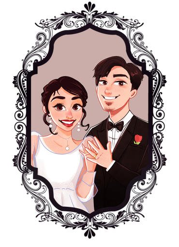 Wedding Couple art